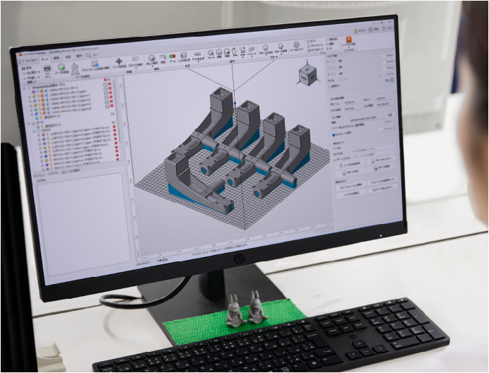 3Dデータ作成の説明写真