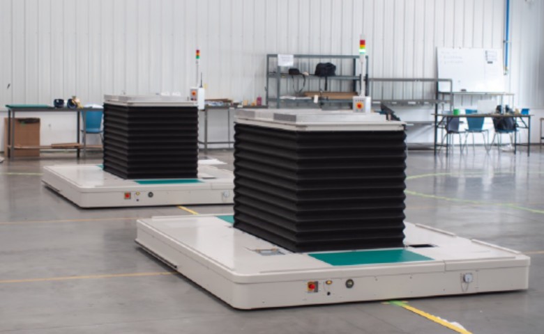 AGV生産システム写真1